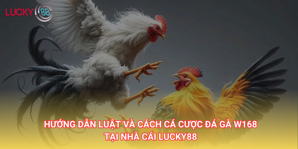 Hướng dẫn luật và cách cá cược đá gà W168 tại nhà cái Lucky88