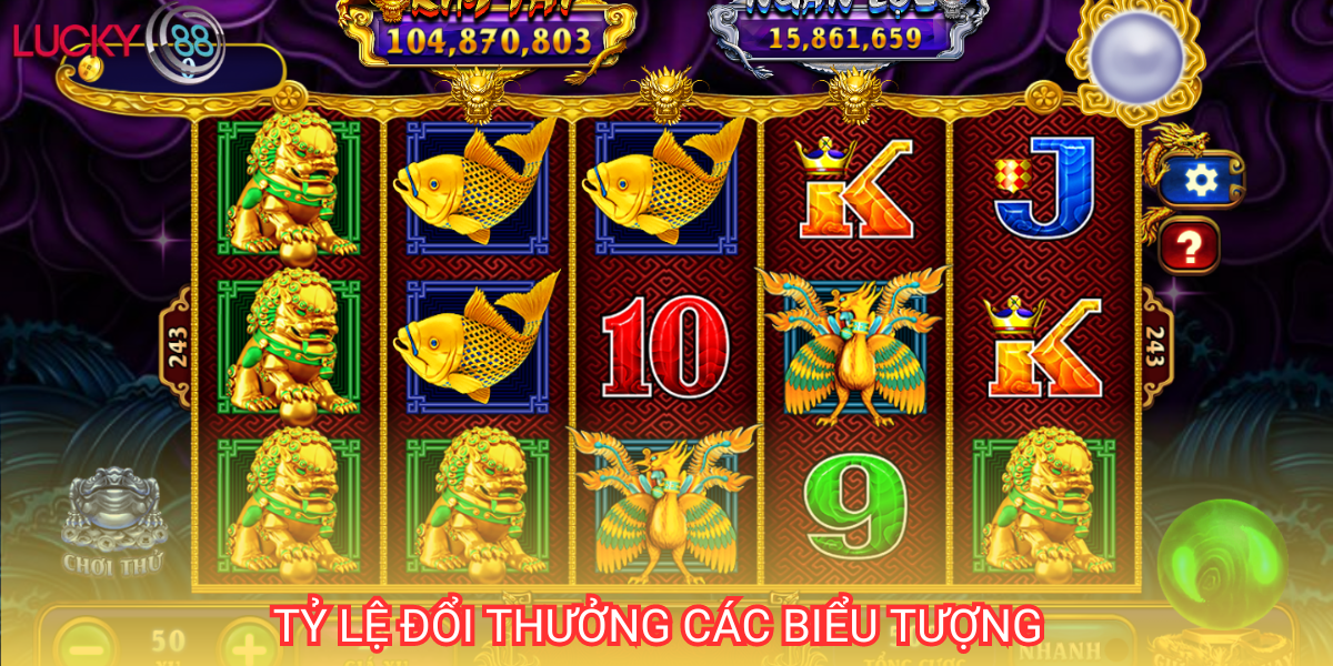 Nổ hũ kho tàng ngũ long có tỷ lệ trả thưởng các biểu tượng cao nhất trên thị trường hiện nay